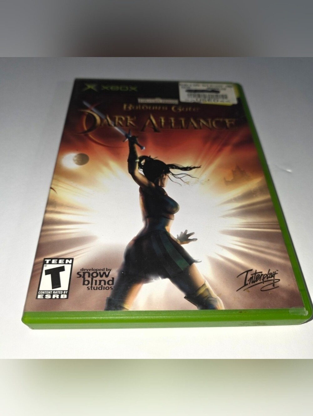 Baldur's Gate: Dark Alliance Microsoft Xbox No Manual Clean Excellent Condition
